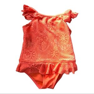 Wonder nation peach 2T one piece swimsuit
